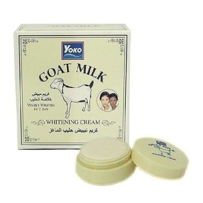 Yoko Goat Milk Whitening Cream saffronskins.com 