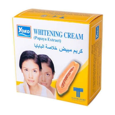 Yoko Herbal Whitening Cream With Papaya Extract – 4gm saffronskins 