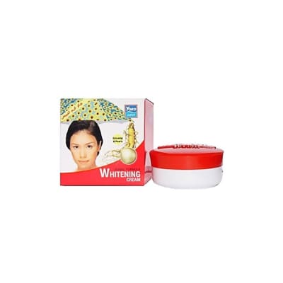 Yoko Whitening Cream Ginseng & Pearl 4gm saffronskins.com 