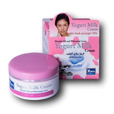 Yoko Yogurt Milk Cream Skin Look Younger 50gm saffronskins.com 