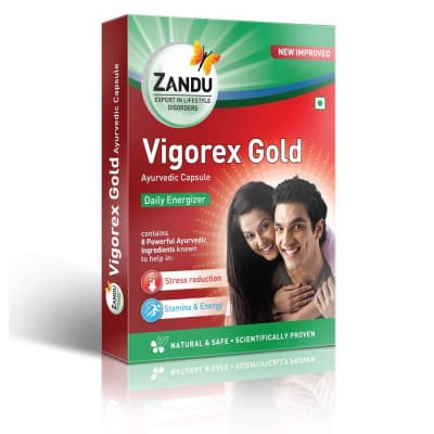 Zandu Vigorex Gold (10 Caps) saffronskins 